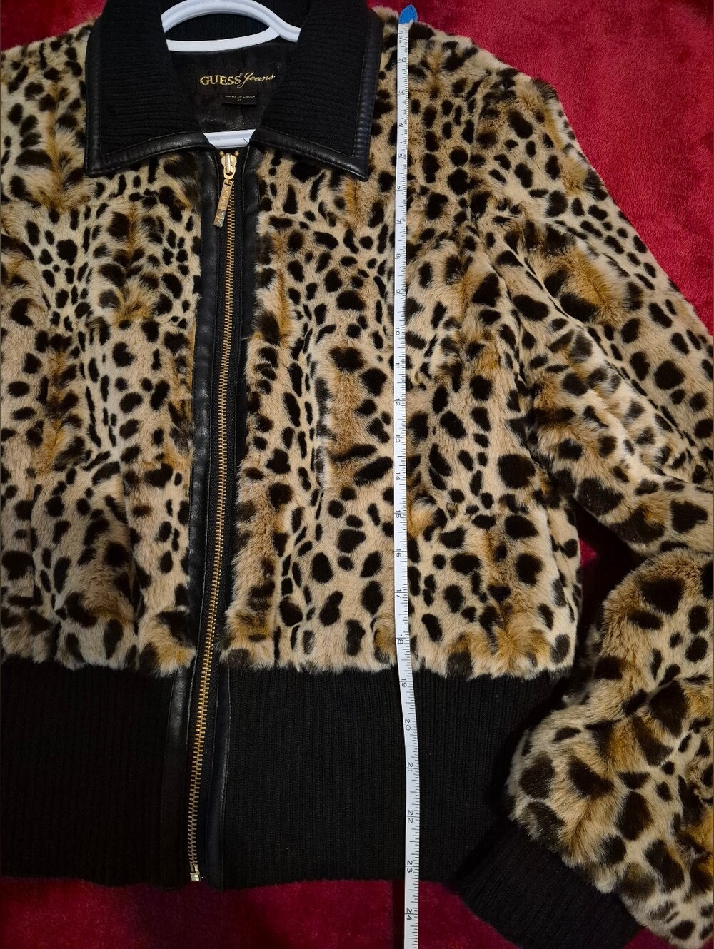 GUESS Leopard Print Coat - Picture 4 of 5